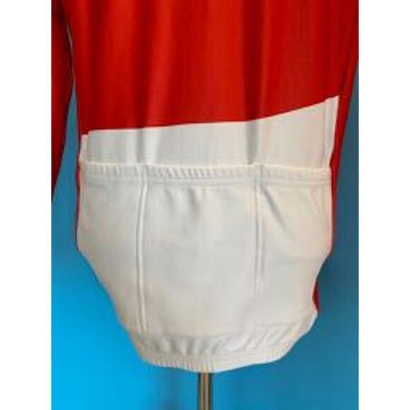 CANARI Cycling Bike Jacket Competition Advertising Sponsors Zipper 3 Pockets L M - Picture 6 of 13